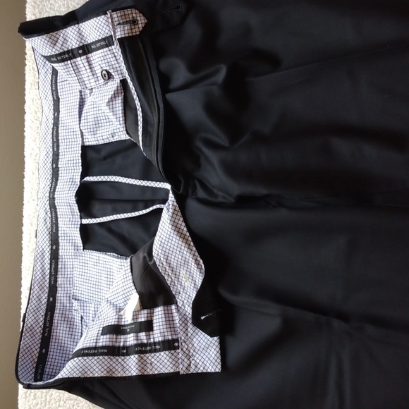 Paul Betenly Black Worsted Wool Pants  38 - 30.75 - Picture 5 of 13